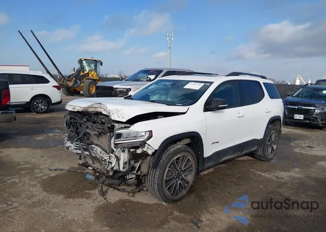 2020 GMC Acadia Awd At4 из США, поврежденный, VIN 1GKKNLLS6LZ179562